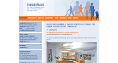 Desktop Screenshot of familienpraxis-see.de